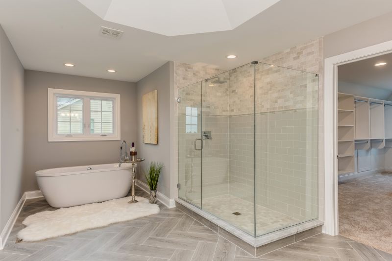 Wide View of a Renovated Bathroom