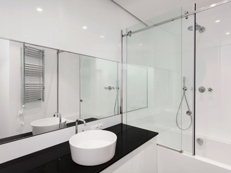 Elegant Shower and Vanity